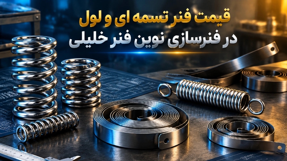 قیمت فنر تسمه ای و لول در فنرسازی نوین فنر خلیلی قیمت فنر تسمه ای و لول در فنرسازی نوین فنر خلیلی